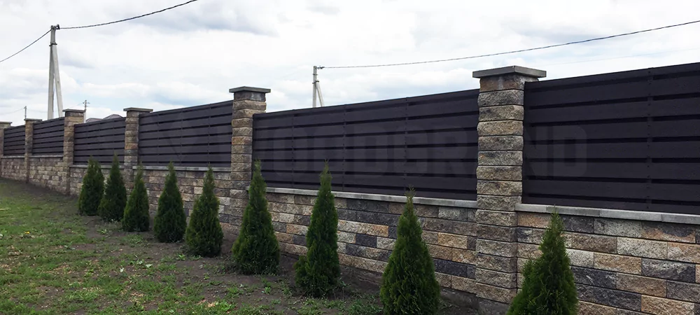 Проект забора. 7 готовых проектов 